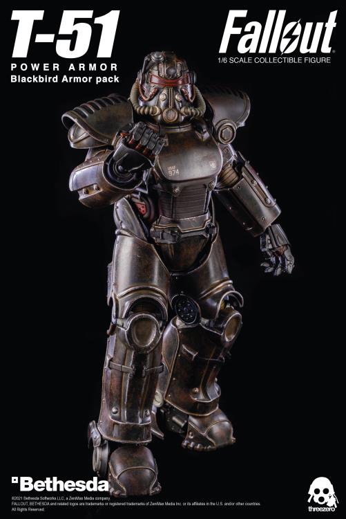 T 51 Blackbird 1 6 Scale Power Armor Pack Fallout Threezero