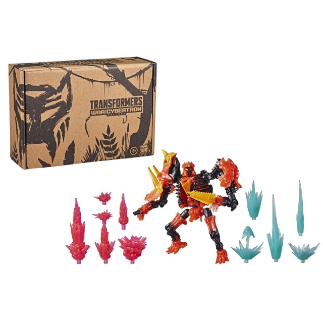 Transformers Kingdom Tricranius Beast Power Fire Blasts Pack In-Hand