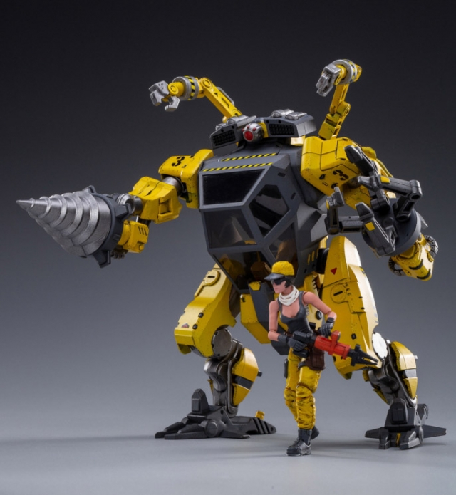 JOYTOY 1/18 North 03 Maintenance Mecha with Pilot Action Figure Collection Model Dark Source Toys JOYTOY 1/18 North 03 Maintenance Mecha with Pilot Action Figure Collection Model Dark Source Toys