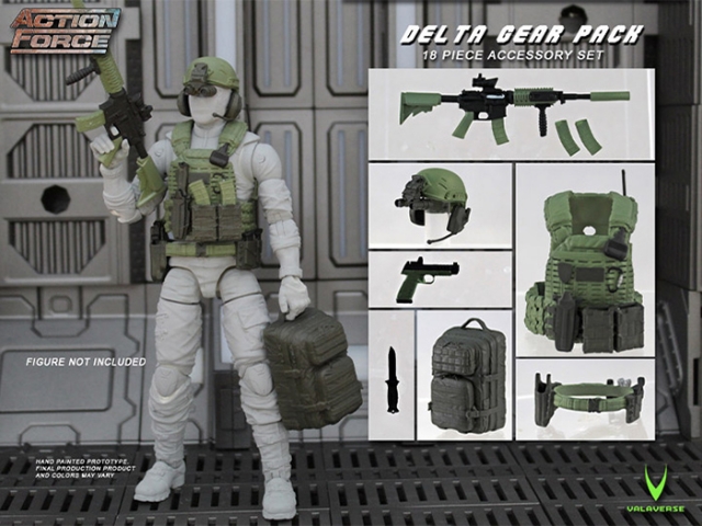 Delta Gear Pack Accessory Set 1/12 Scale | Action Force | Valaverse