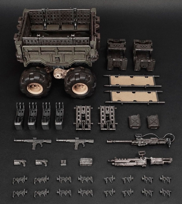 FAV-AP18 303rd Marine Mobile Arsenal Trailer Set 1:18 Scale | Acid Rain FAV