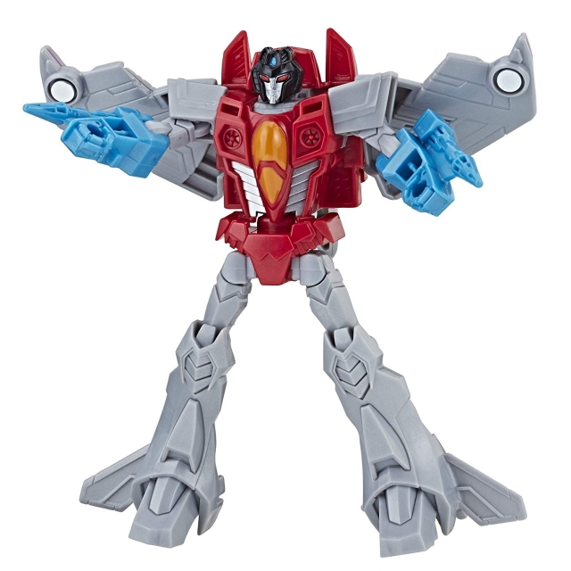 Hasbro Transformers Buzzworthy Bumblebee Warrior Class - Confezione Da 4: Optimus, Megatron, Bumblebee, Starscream - 3