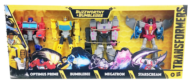 Warrior Class Set of 4 Voyager Class | Transformers Generations Buzzworthy Bumblebee