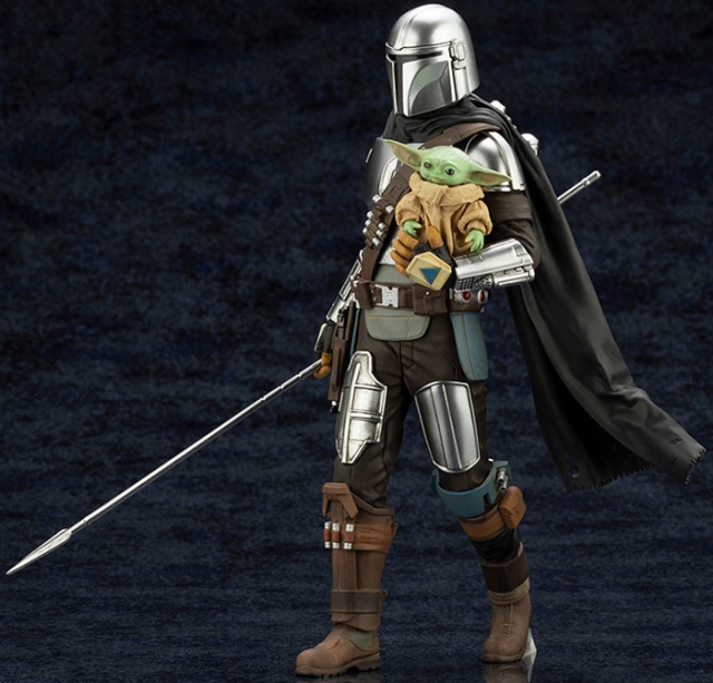 Figurine Kotobukiya Mandalorian & Grogu ARTFX 1/10 - Star Wars 2022 - PVC 18cm
