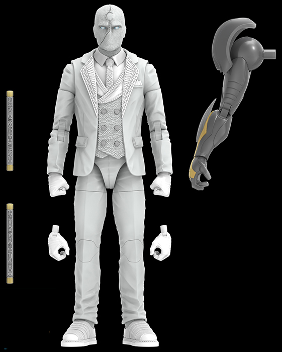 マーベルレジェンド ムーンナイト Mr.Knight フィギュア Hasbro Marvel Legends Series Disney Plus Mr. Knight Action