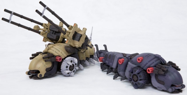 EMZ-15 Molga AA & Molga Carrier Model Kit 1/72 Scale | Zoids Highend Master Model | Kotobukiya