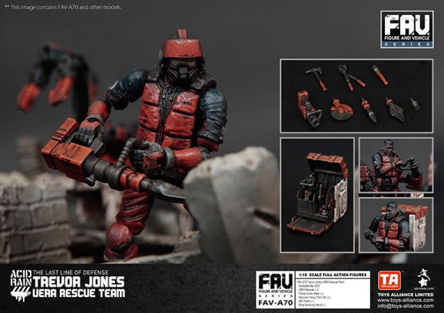 FAV-A70 Trevor Jones UERA Rescue Team 1:18 Scale | Acid Rain FAV