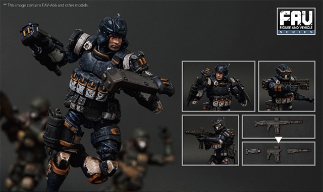 FAV-A66 King Shielded Striker  1:18 Scale | Acid Rain FAV