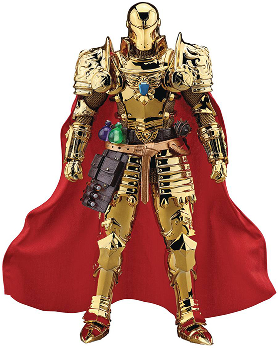 DAH-046SP Medieval Knight Iron Man Golden Version PX Previews Exclusive Dynamic 8ction Heroes | Marvel | Beast Kingdom