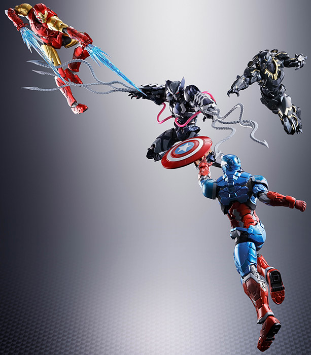 Venom Symbiote Wolverine Tech-On Avengers S.H. Figuarts | Bandai