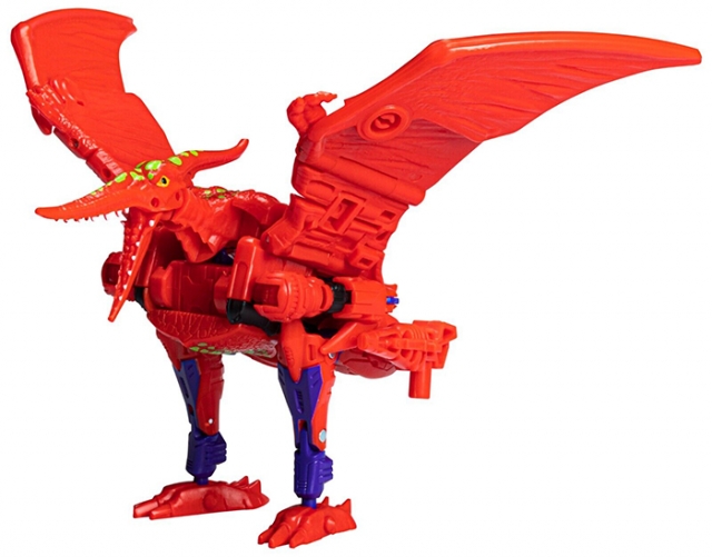 Hasbro Transformers Legacy Buzzworthy Bumblebee - Action Figure Terrorsaur Predacon Deluxe Class, 14 Cm, Colore Rosso