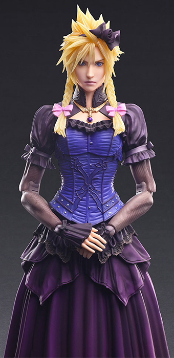 cloud purple dress Final Fantasy VII - CLOUD DRESS - MULTIPART - FF7 - Free 3D Print Model