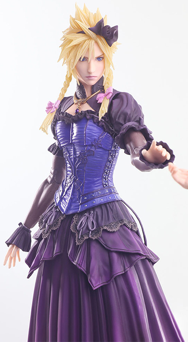 cloud strife purple dress Cloud's Purple Dress Concept Art