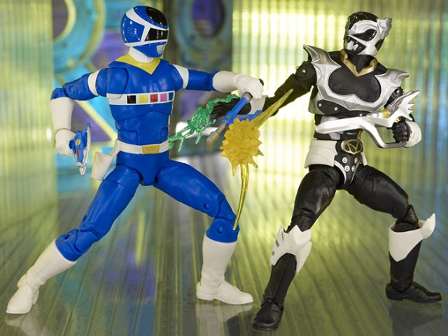 Psycho Rangers Mmpr Rangers Blue Ranger vs. Silver Psycho Battle Pack Lightning Collection | Mighty ...