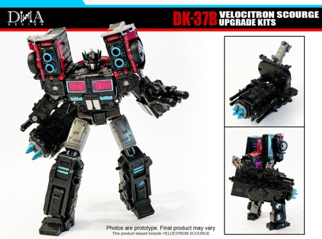 DK-37B Upgrade Kit for Transformers Legacy Laser Optimus