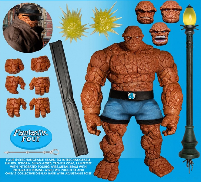 Fantastic Four Deluxe Steel Box Set One12 Collective Mezco Toyz