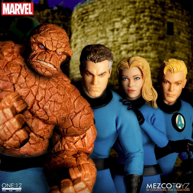 Fantastic Four Deluxe Steel Box Set One12 Collective Mezco Toyz