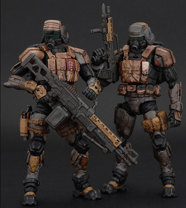 FAV-A76 Blacksand Squad Set 1:18 Scale | Acid Rain FAV