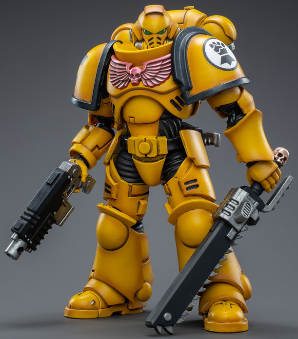 JOYTOY – Figuras De Acción 118 Warhammer 40K Joy Toy Mecha Model Toys Imperial Fists Primaris Invader Atv