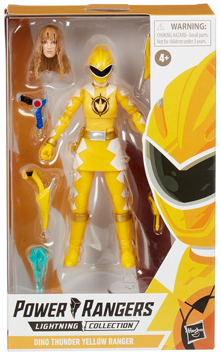 Yellow Ranger 6-inch Scale Lightning Collection | Power Rangers Dino ...