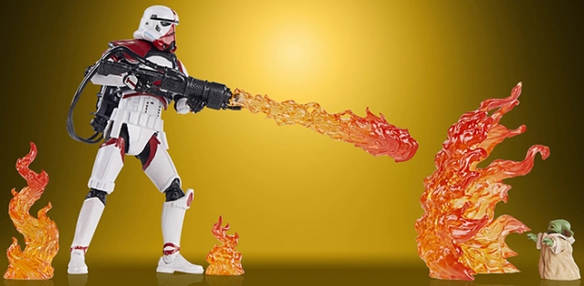 Incinerator Trooper and Grogu 3.75-Inch Scale | The Mandalorian | Star Wars The Vintage Collection