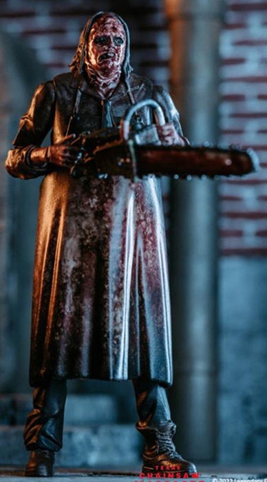 Leatherface Bloody Version 1/18 Scale PX Previews Exclusive