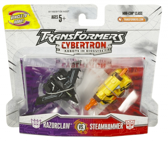 Razorclaw vs Steamhammer Mini-con | Transformers Cybertron