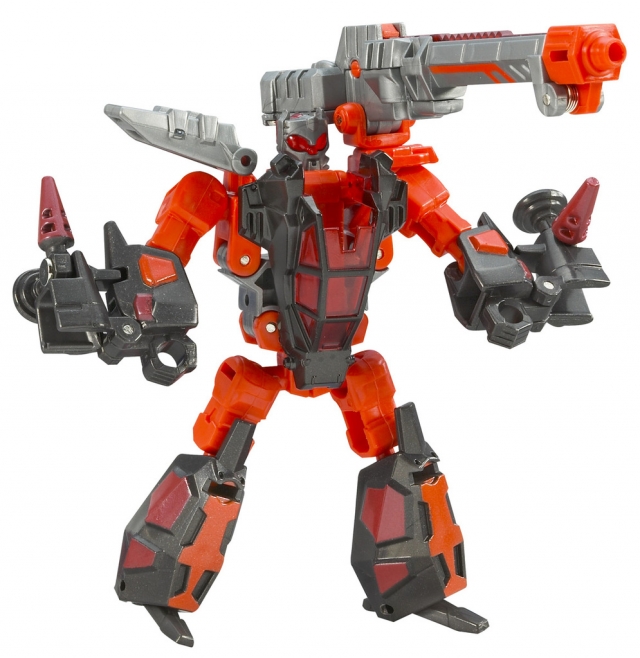 Scrapmetal Red Version Scout Class | Transformers Cybertron