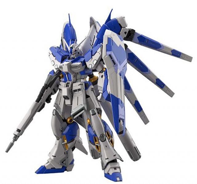 RX-93-v2 Hi-v Gundam Real Grade 1/144 Scale Model Kit | Mobile Suit Gundam | Bandai Tamashii Nations 