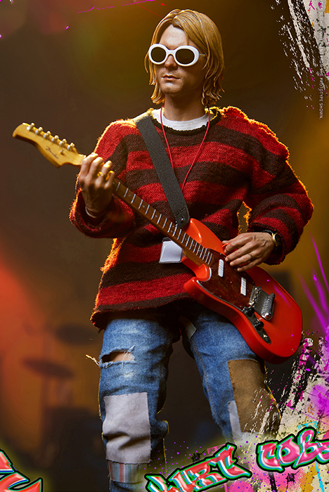 t*0様  Cobain BLITZWAY1/6スケールアクションフィギ Blitzway Kurt Cobain 1/6 Limited Collectible PVC Action Figure New