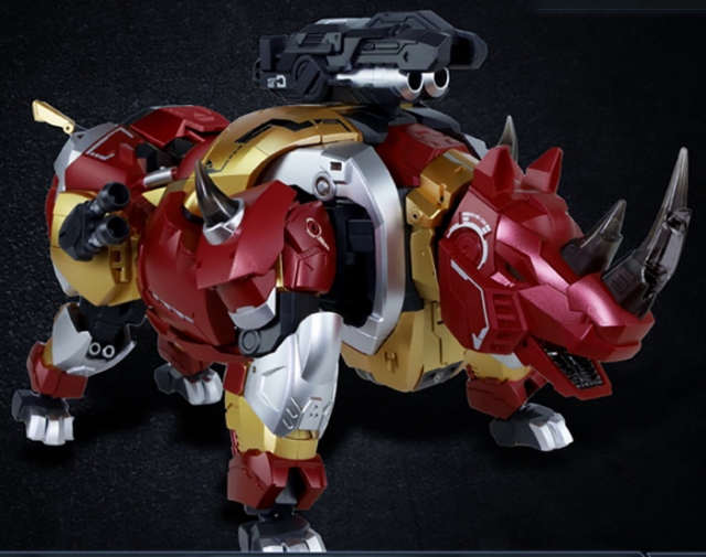 CANG-TOYS 金犀 Golden Hugerhino 24CM Cang-Toys CT-CY06SP Hugerhino Headstrong Golden Version