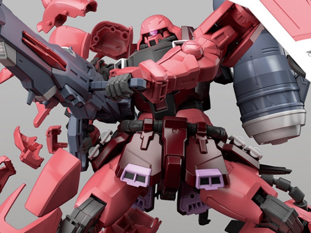 Gundam Seed Destiny 1/100 Scale Zaku Warrior Model Kit + Blaze & Gunner Weapons - View #4