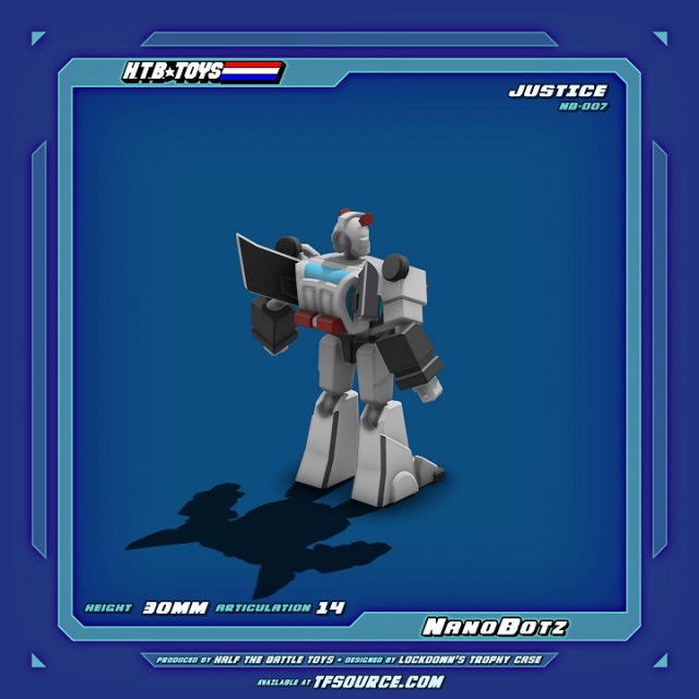 O’Tru no Trus オブジェ　　シボネ　CIBONE NB-007 Justice NanoBotz | HTB Toys