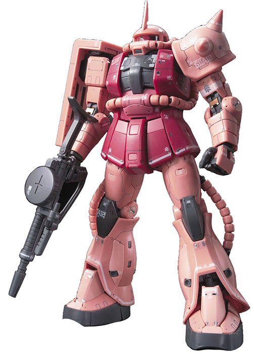 MS-06S Char's Zaku II Real Grade 1:144 Scale Model Kit | Mobile Suit Gundam II: Soldiers of Sorrow | Bandai Spirits