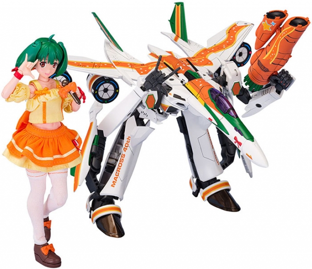 VF-25F Messiah Ranka Lee Model Kit Macross V.F.G. | Macross Frontier | Aoshima 40th Anniversary