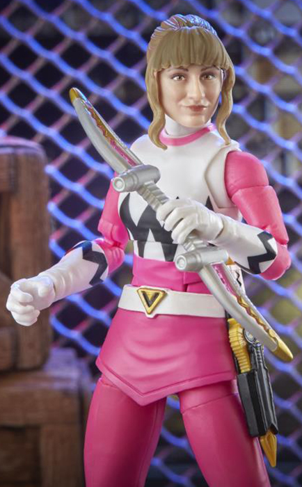 Action Figure Power Rangers Lightning Collection - Mighty Morphin Pink Ranger, 6 Pollici (15 Cm) - Hasbro