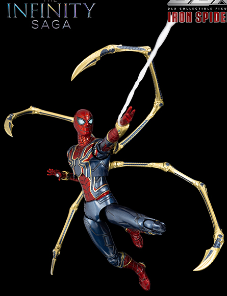 Iron Spider DLX Collectible Figure Threezero Avengers: Infinity