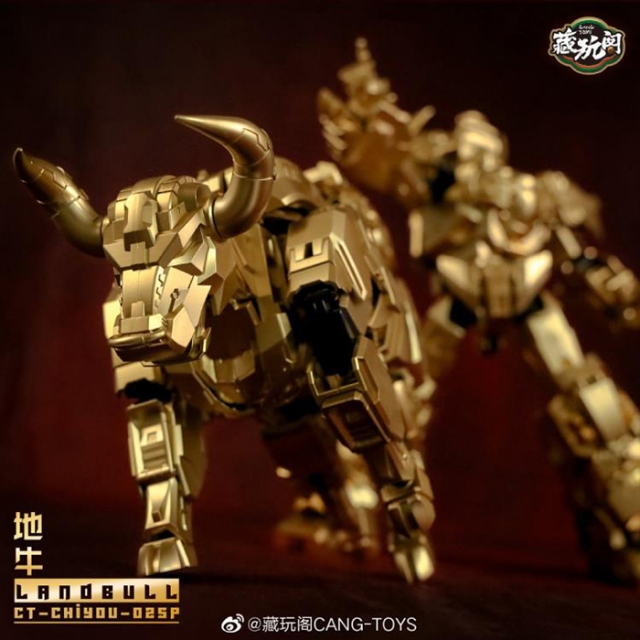 CANG-TOYS 金牛 Golden Landbull 24CM CT-Chiyou-02SP Golden Landbull | Cang Toys 3rd Party