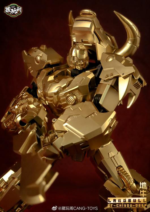 CANG-TOYS 金牛 Golden Landbull 24CM CT-Chiyou-02SP Golden Landbull | Cang Toys 3rd Party