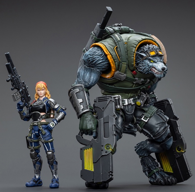 Ariadna Equipe Mirage-5 Lieutenant Margot Berthier and Sergeant Duroc 1/18 Scale | InfinityÂ Corvus Belli | Joy Toy