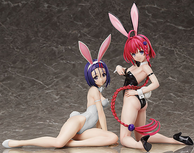 FREEing To Love-Ru Darkness Kotegawa Bare Leg Bunny Figure - 1:4 Scale PVC Collectible - View #2