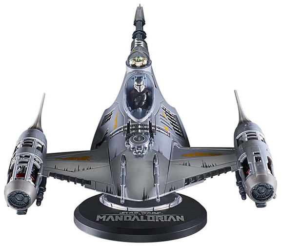 Star Wars Epic Hero Series - Chasseur N-1 Du Mandalorien Avec Figurines - 43cm De Long - Action Et Aventures