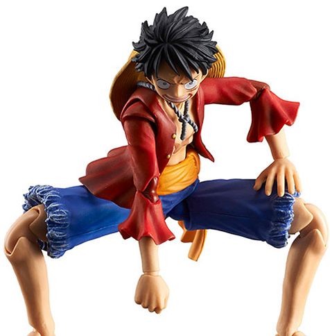 Megahouse One Piece Variable Action Hero - Monkey D. Rufy (Luffy) Figura Articolata, Altezza 17,8 Cm, Collezionismo Manga E Anime