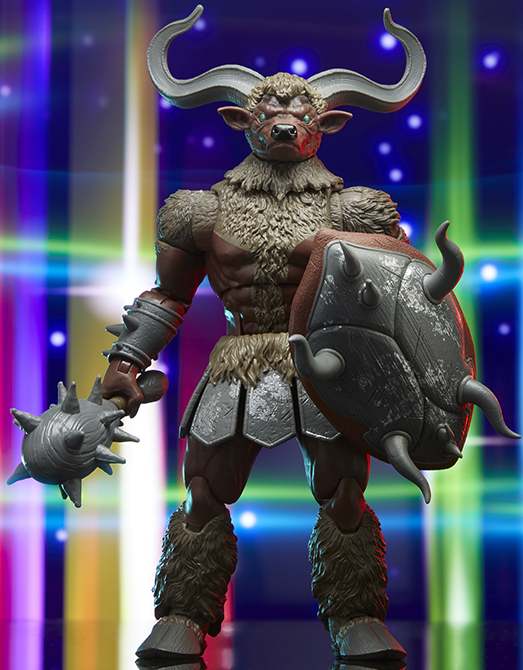Action Figure Power Rangers Lightning Collection Mighty Minotaur 15 Cm, Con Accessori E Armi, Hasbro