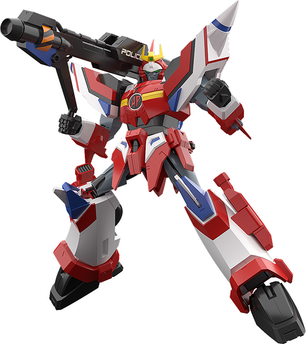 Hyper Red Jack Armor Model Kit MODEROID | Armored Police Metal Jack | Good Smile Company