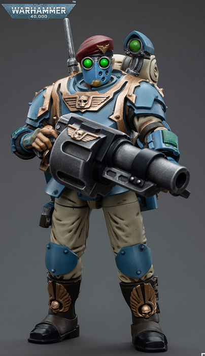 Modelo Pintado Listo WARHAMMER 40K - FIGURINE DE ASTRA MILITARUM TEMPESTUS SCIONS 55TH Kappic Eagles Grenadier Echelle 1 18 Joytoy Astra Militarum Colección