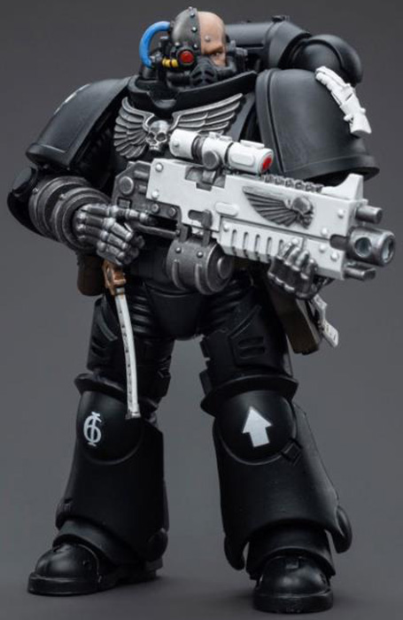 Warhammer 40k Action Figure 1/18 Iron Hands Assault Intercessors Sergeant Bantus 12 Cm