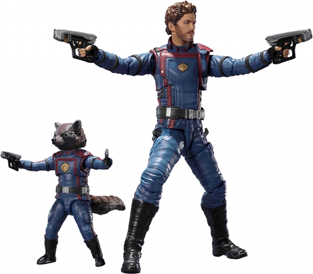 Star-Lord and Rocket Raccoon S.H.Figuarts | Guardians of the Galaxy Vol. 3 | Bandai Spirits