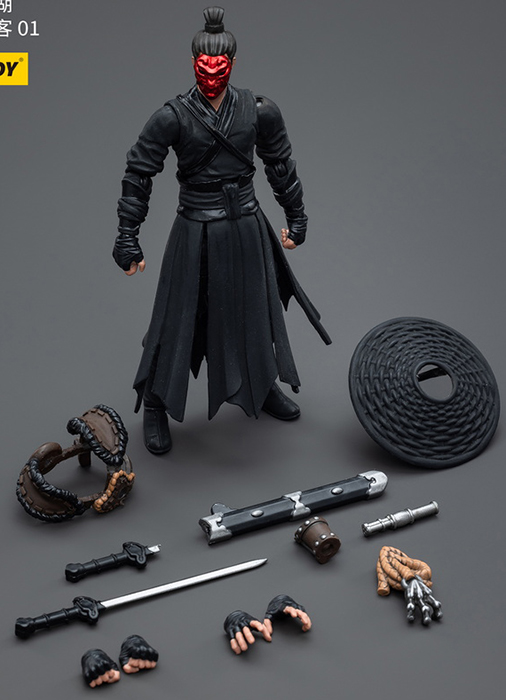 JoyToy Fonte Oscura: JiangHu Ghost Gate Assassin - Action Figure Scala 1/18 Con Armi E Armature Rimovibili