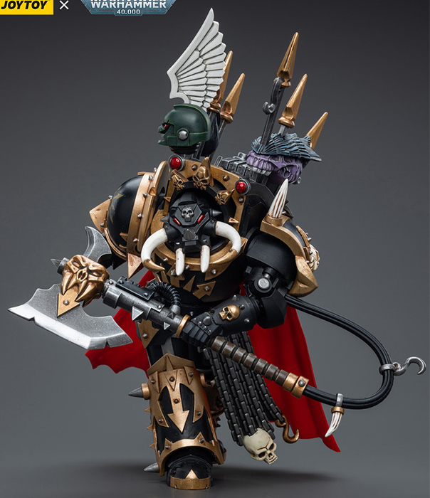 JoyToy Warhammer 40K : Chaos Space Marines Black Legion Chaos Lord Termin Figurine d'action échelle 1:18 JoyToy Warhammer 40K : Chaos Space Marines Black Legion Chaos Lord Termin Figurine d'action échelle 1:18